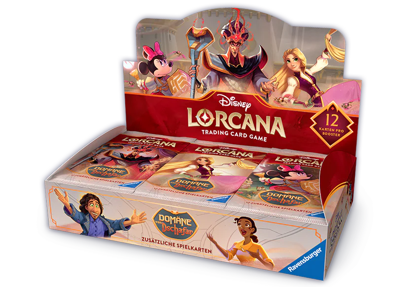Disney Lorcana TCG - Domäne von Dschafar - Booster Display (24 Booster) - DE