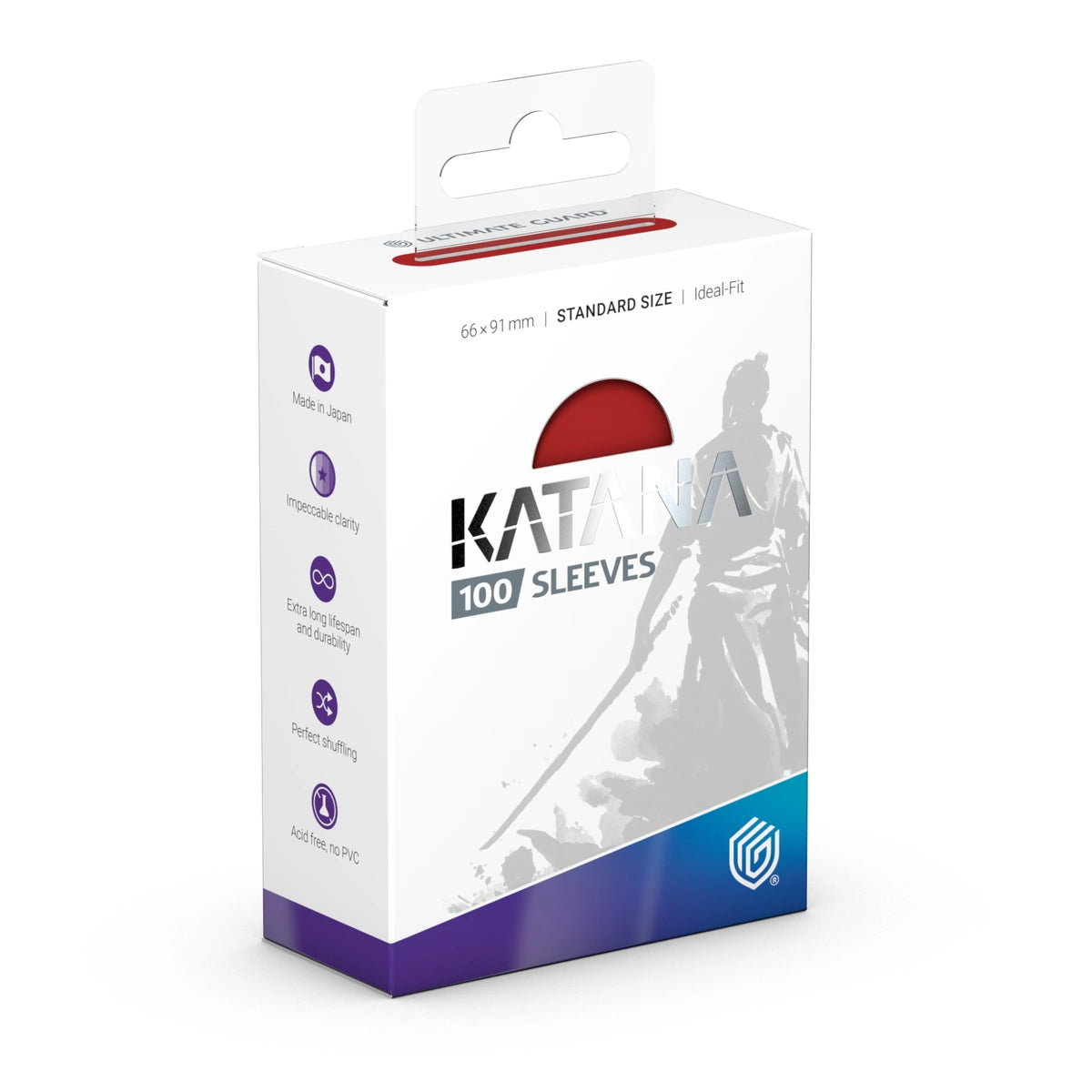 Katana Sleeves Standard Size (100) - Rising Sun
