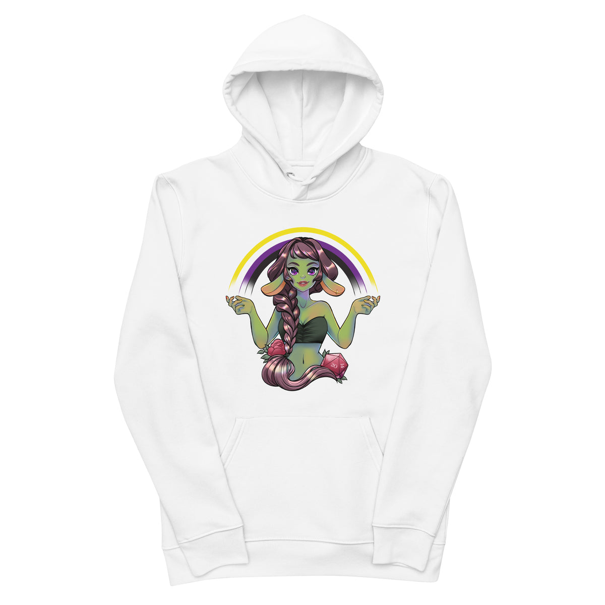 Pride Goblin - Nonbonary - Unisex-Kapuzenpullover