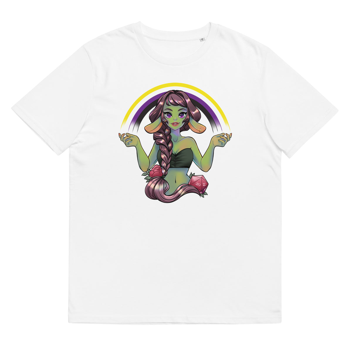 Pride Goblin - Non-Binary - Unisex-Bio-Baumwoll-T-Shirt