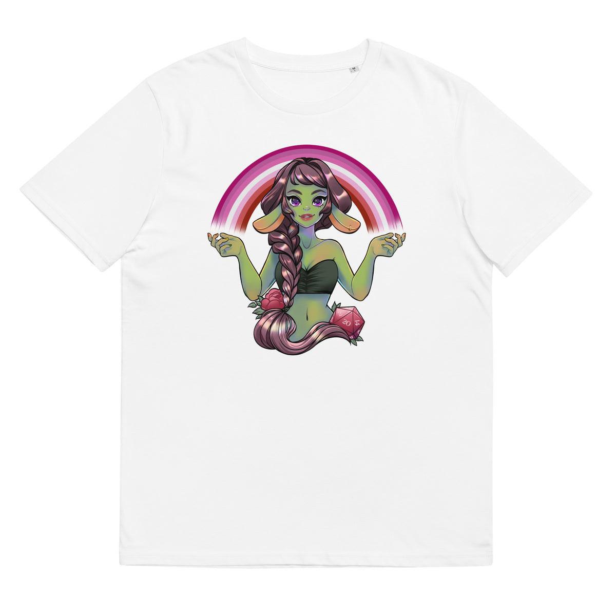 Pride Goblin - Lesbian - Unisex-Bio-Baumwoll-T-Shirt
