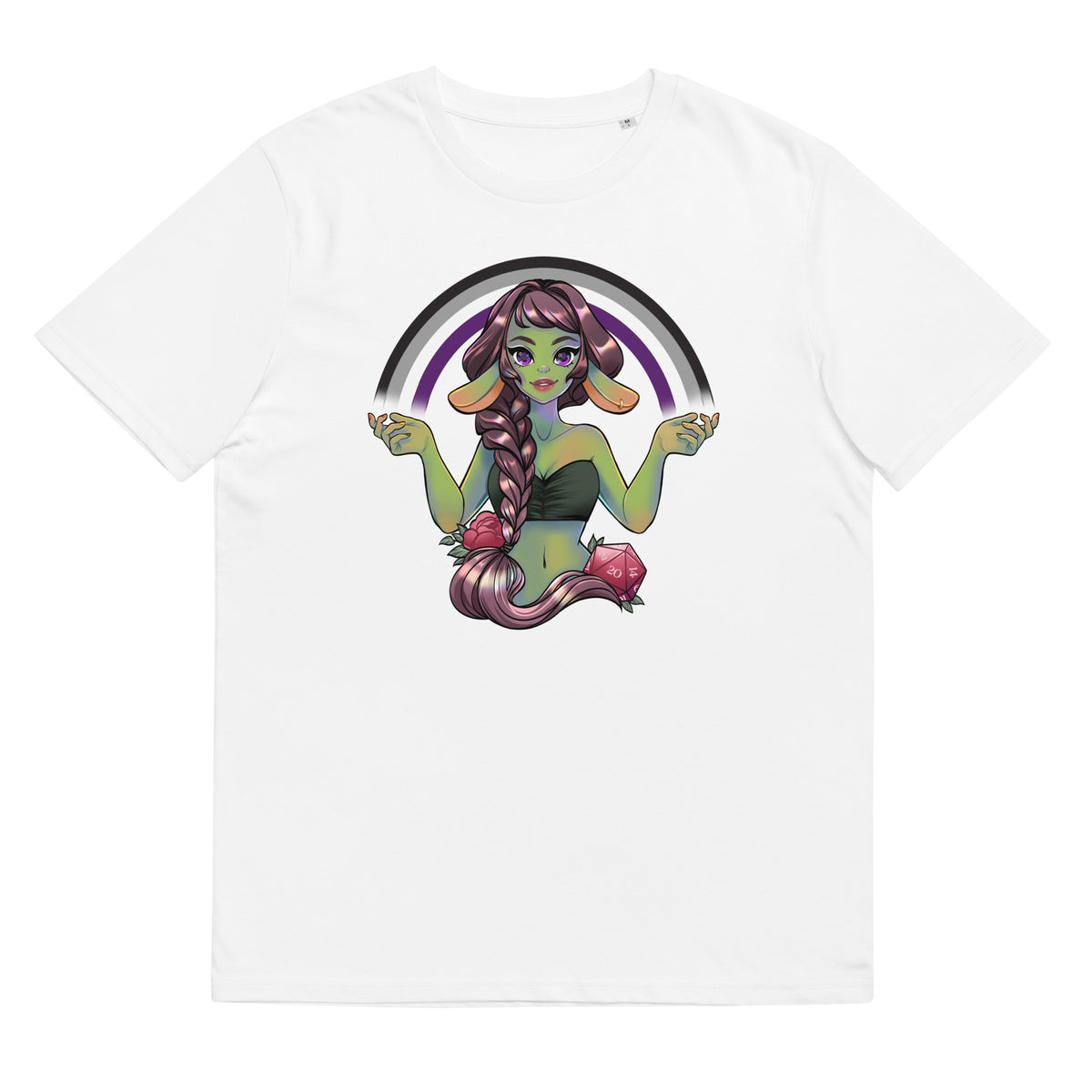 Pride Goblin - Asexual - Unisex-Bio-Baumwoll-T-Shirt