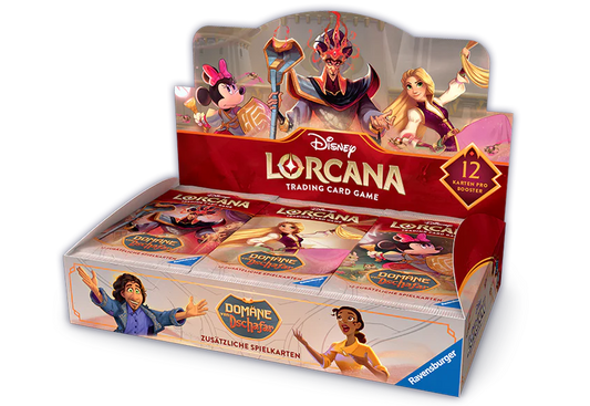 Disney Lorcana TCG - Domäne von Dschafar - Booster Display (24 Booster) - DE