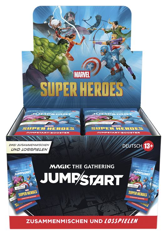 MTG Marvel Super Heroes Jumpstart Booster Display