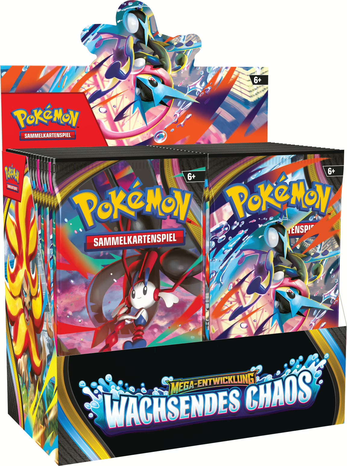 Pokémon Wachsendes Chaos Display