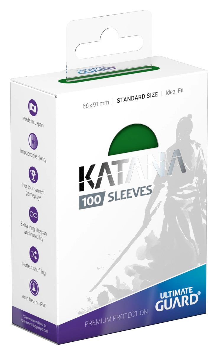 Katana Sleeves Standard Size (100) - Green