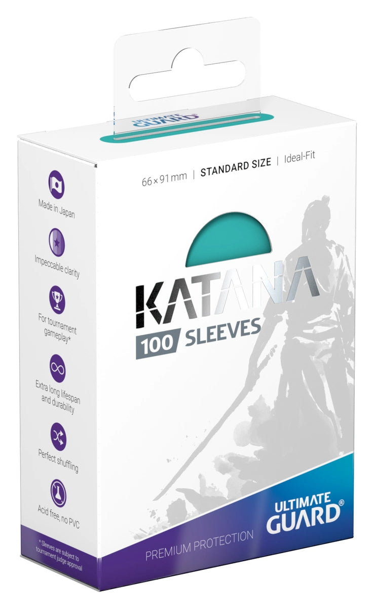 Katana Sleeves Standard Size (100) - Turquoise
