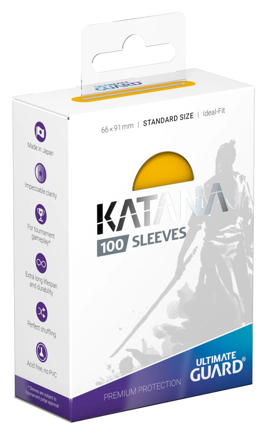Katana Sleeves Standard Size (100) - Yellow