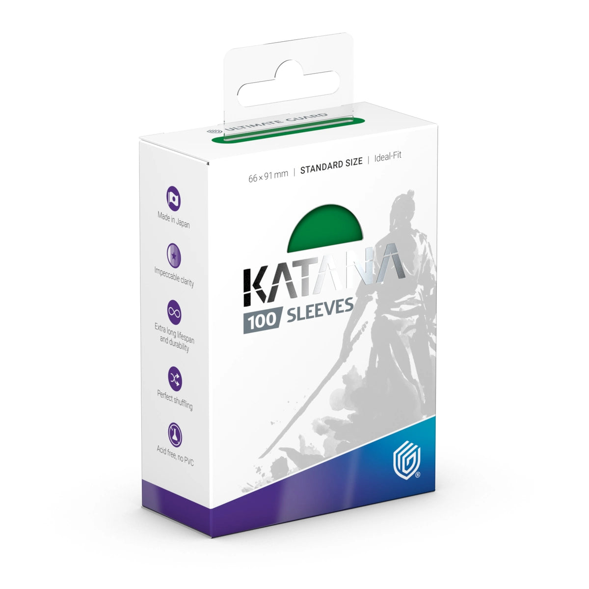 Katana Sleeves Standard Size (100) - Jade Garden