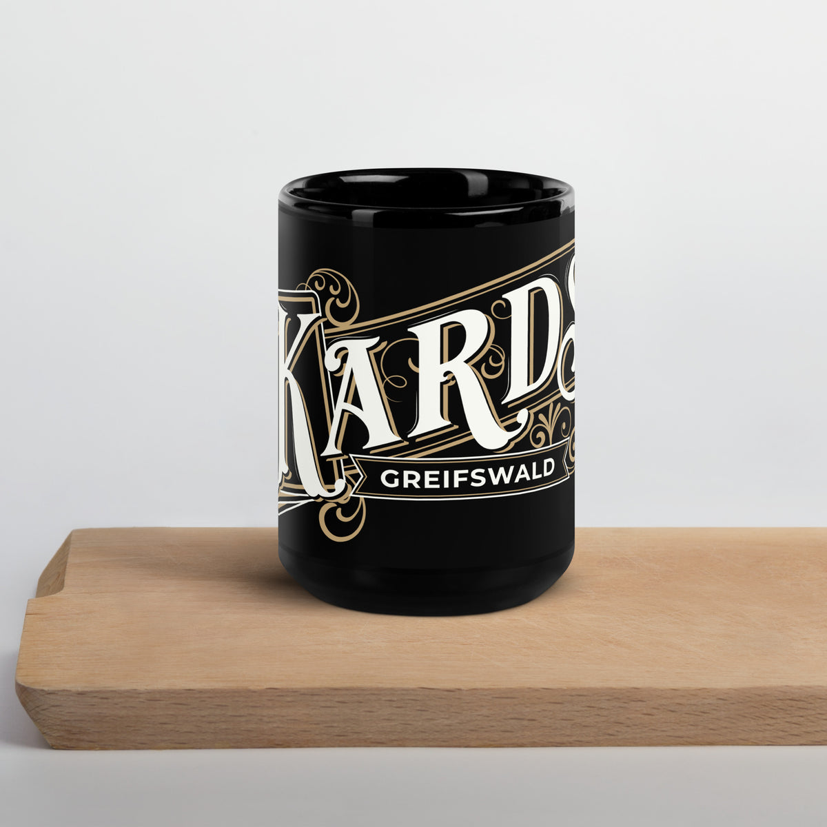 KARDS Logo - schwarze Tasse
