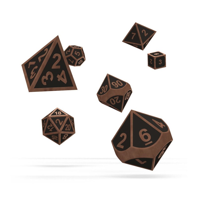 Oakie Doakie Metal Dice: Steampunk Bronze
