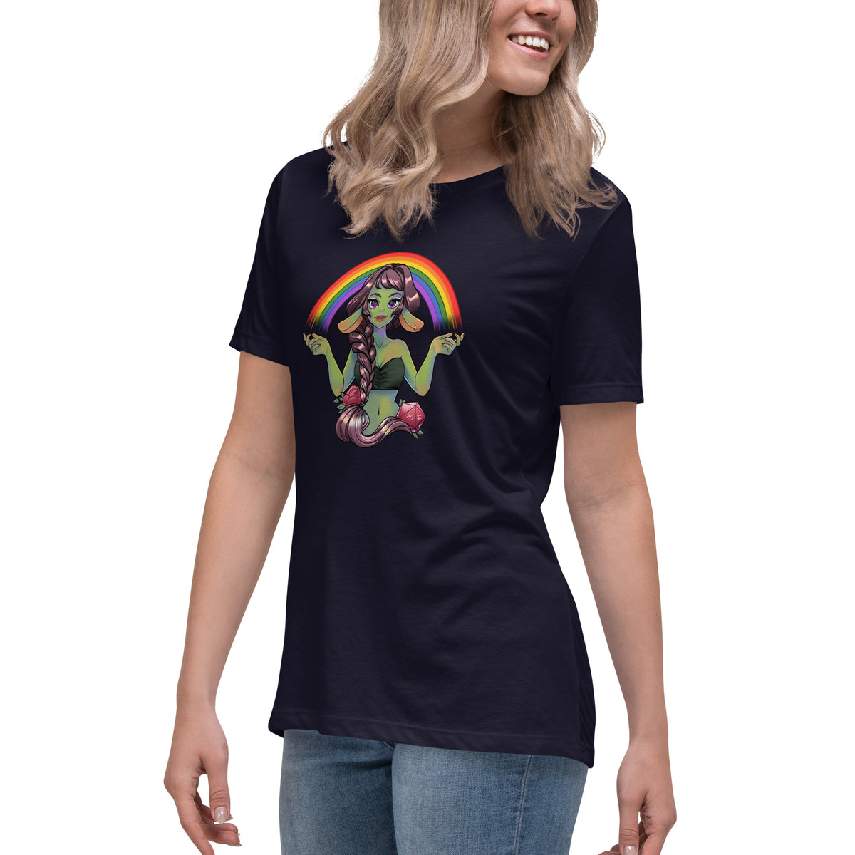 Lockeres Damen-T-Shirt