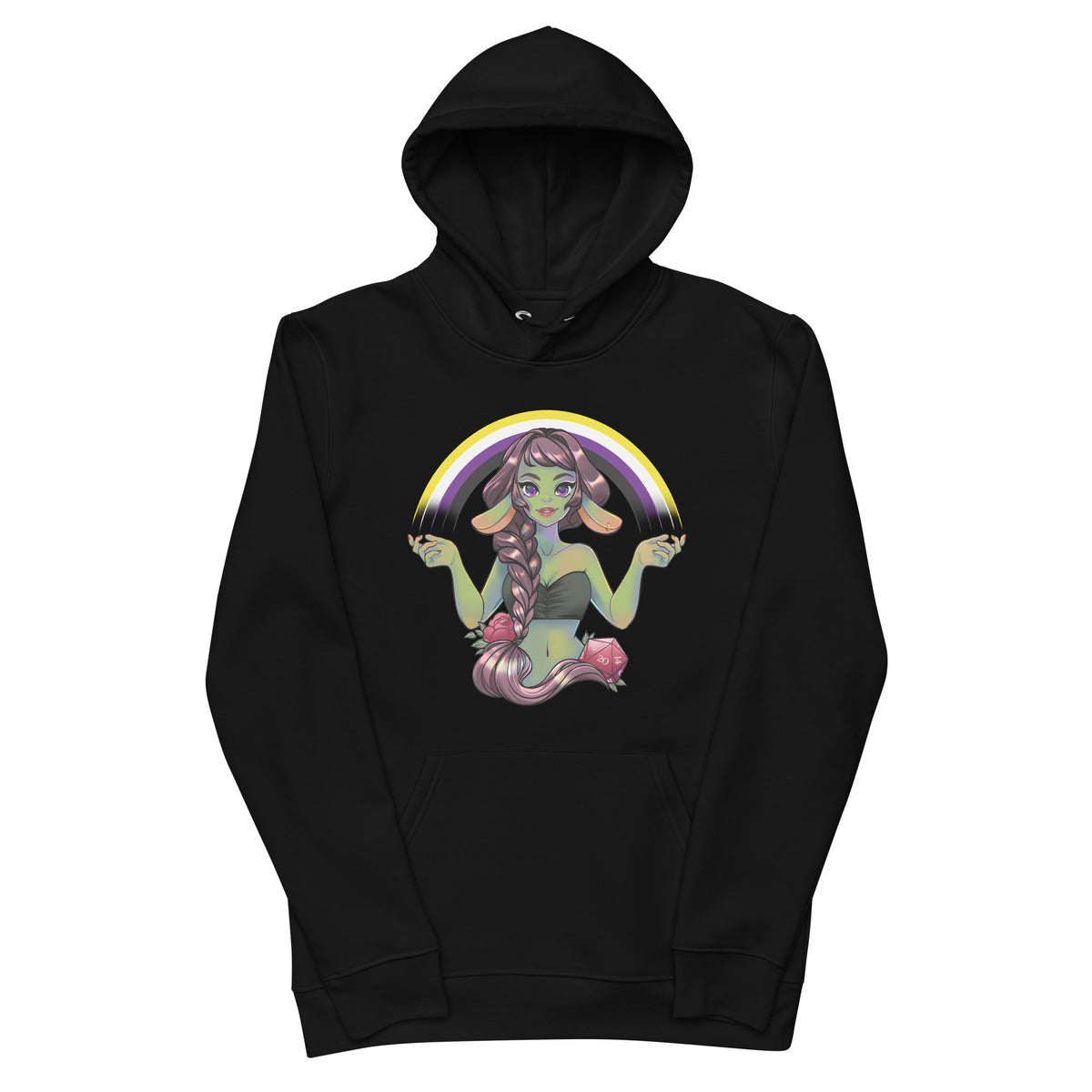 Pride Goblin - Nonbonary - Unisex-Kapuzenpullover