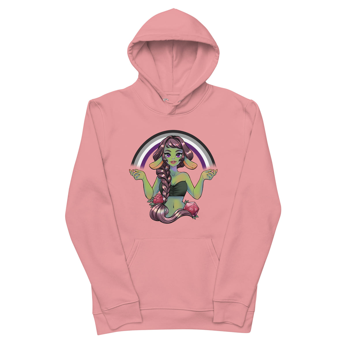 Pride Goblin - Asexual - Unisex Eco-Friendly Hoodie