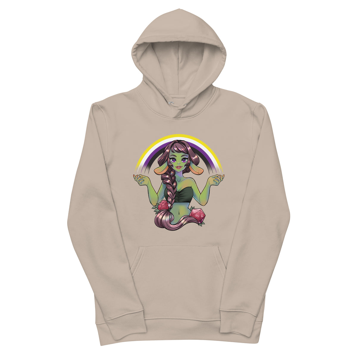 Pride Goblin - Nonbonary - Unisex-Kapuzenpullover