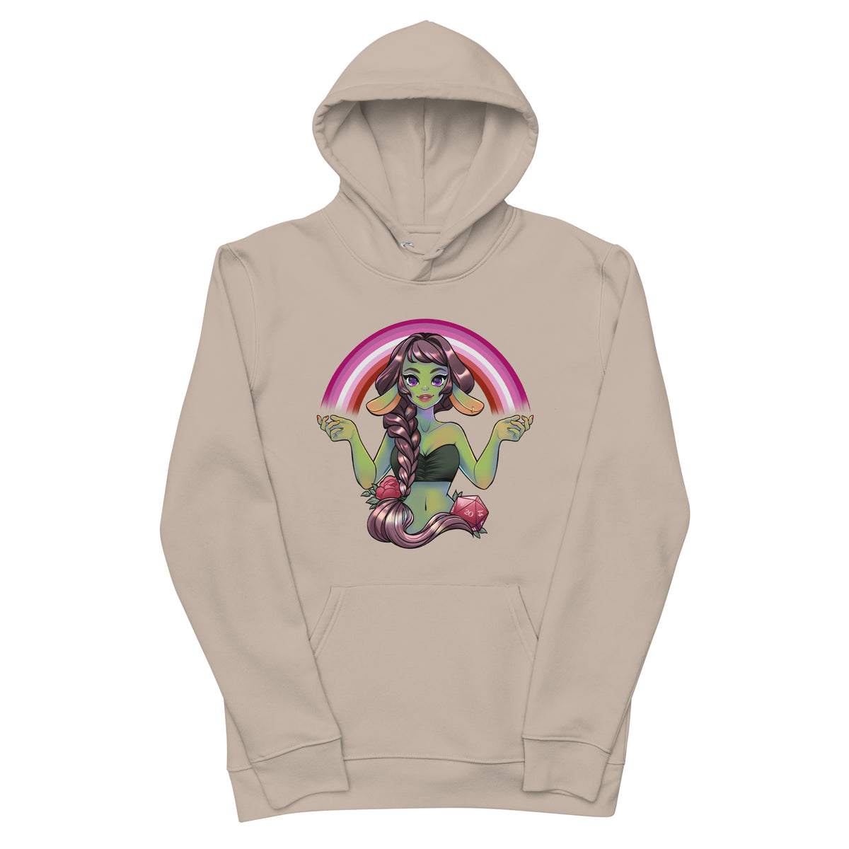 Pride Goblin - Lesbian - Unisex-Kapuzenpullover