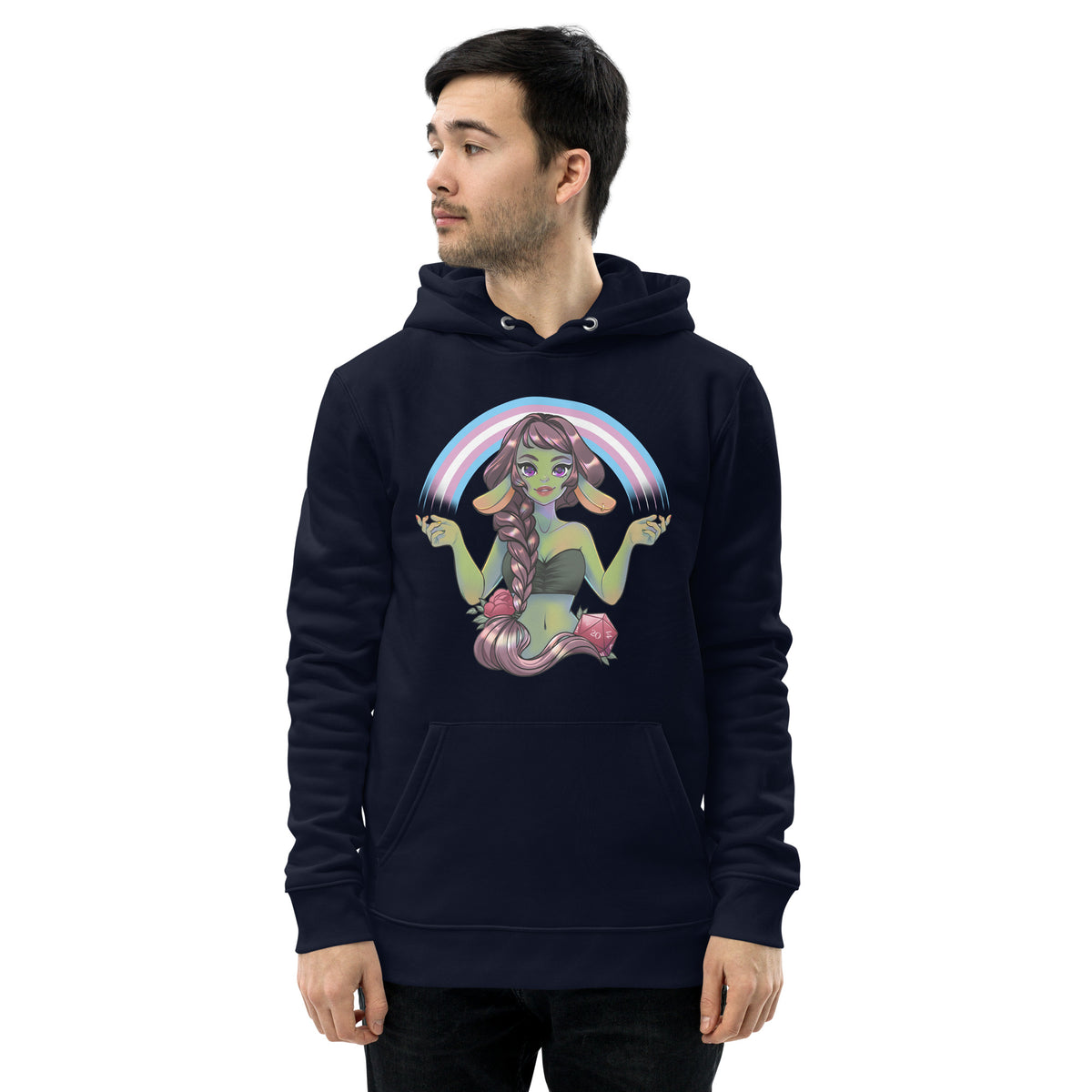 Pride Goblin - Transgender - Unisex-Kapuzenpullover