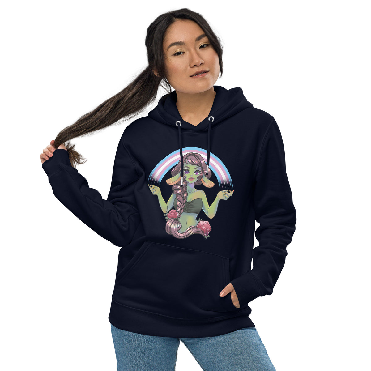 Pride Goblin - Transgender - Unisex-Kapuzenpullover