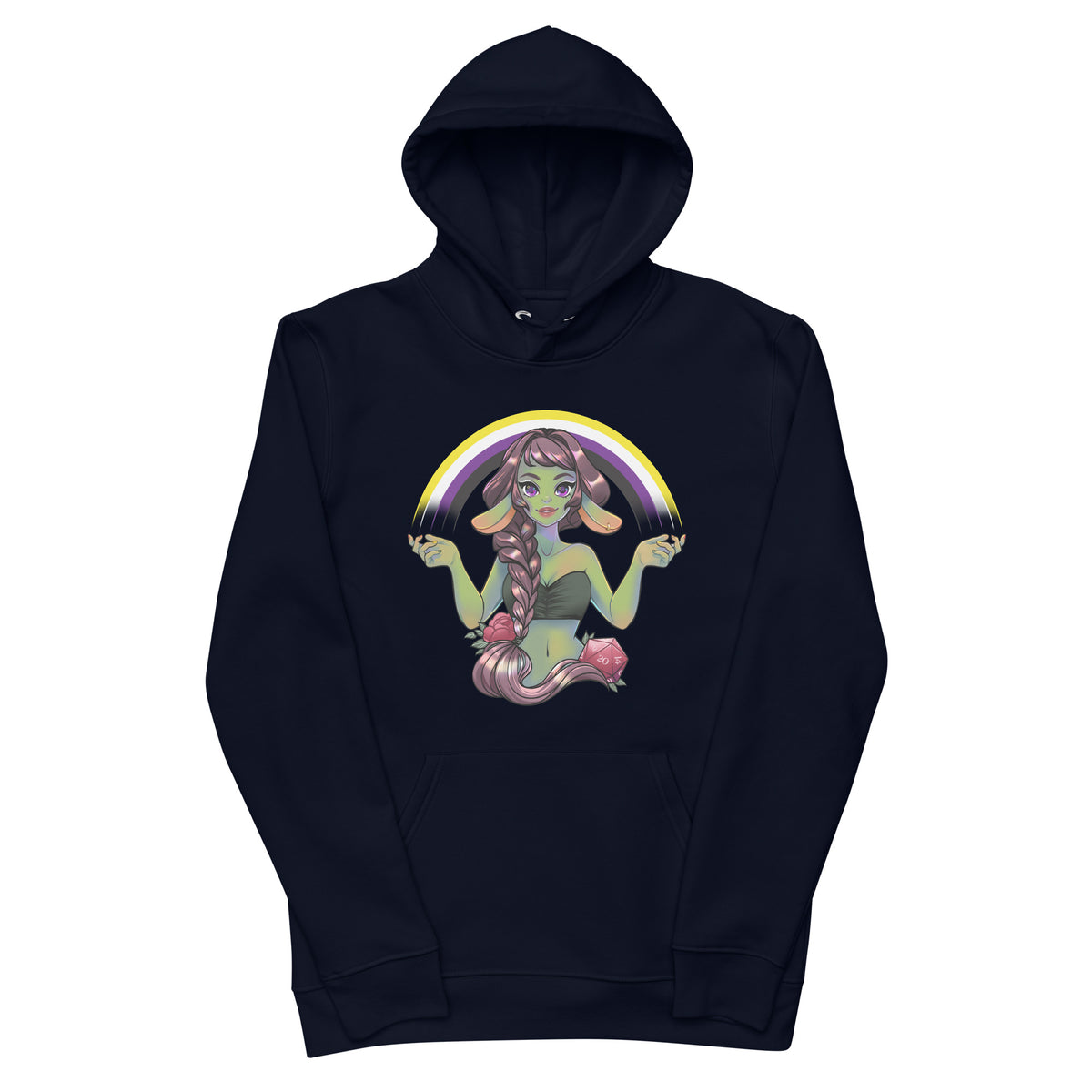 Pride Goblin - Nonbonary - Unisex-Kapuzenpullover