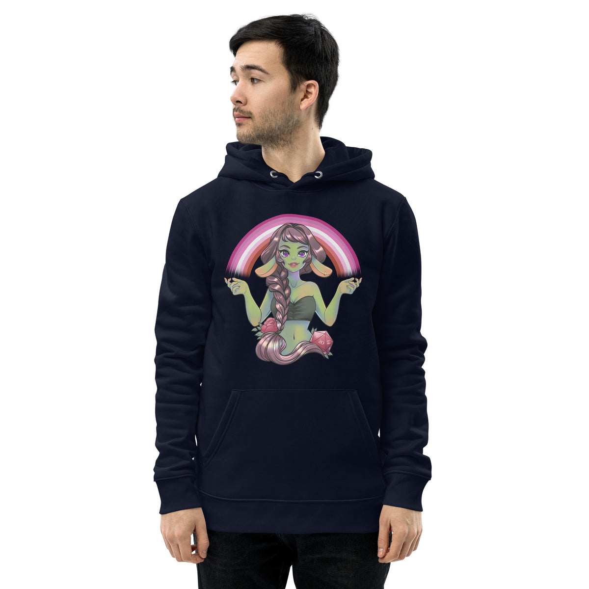 Pride Goblin - Lesbian - Unisex-Kapuzenpullover