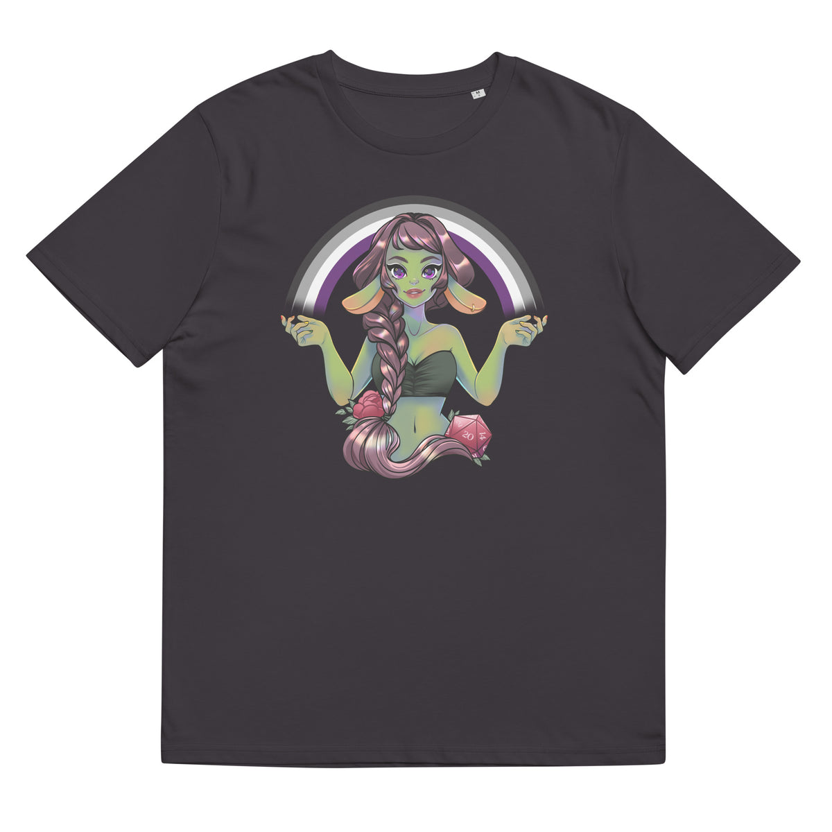 Pride Goblin - Asexual - Unisex-Bio-Baumwoll-T-Shirt