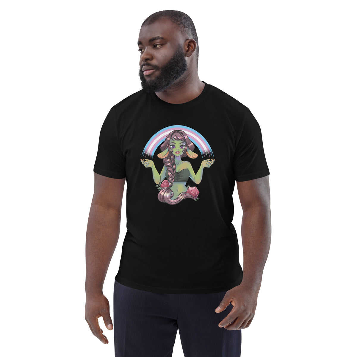 Pride Goblin - Transgender - Unisex-Bio-Baumwoll-T-Shirt