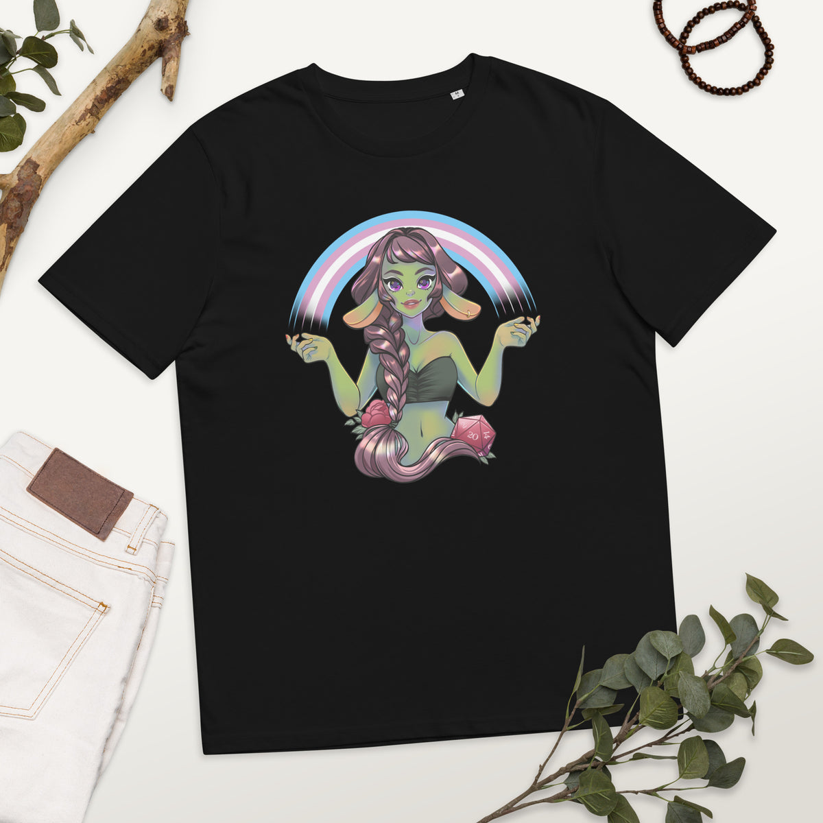 Pride Goblin - Transgender - Unisex-Bio-Baumwoll-T-Shirt