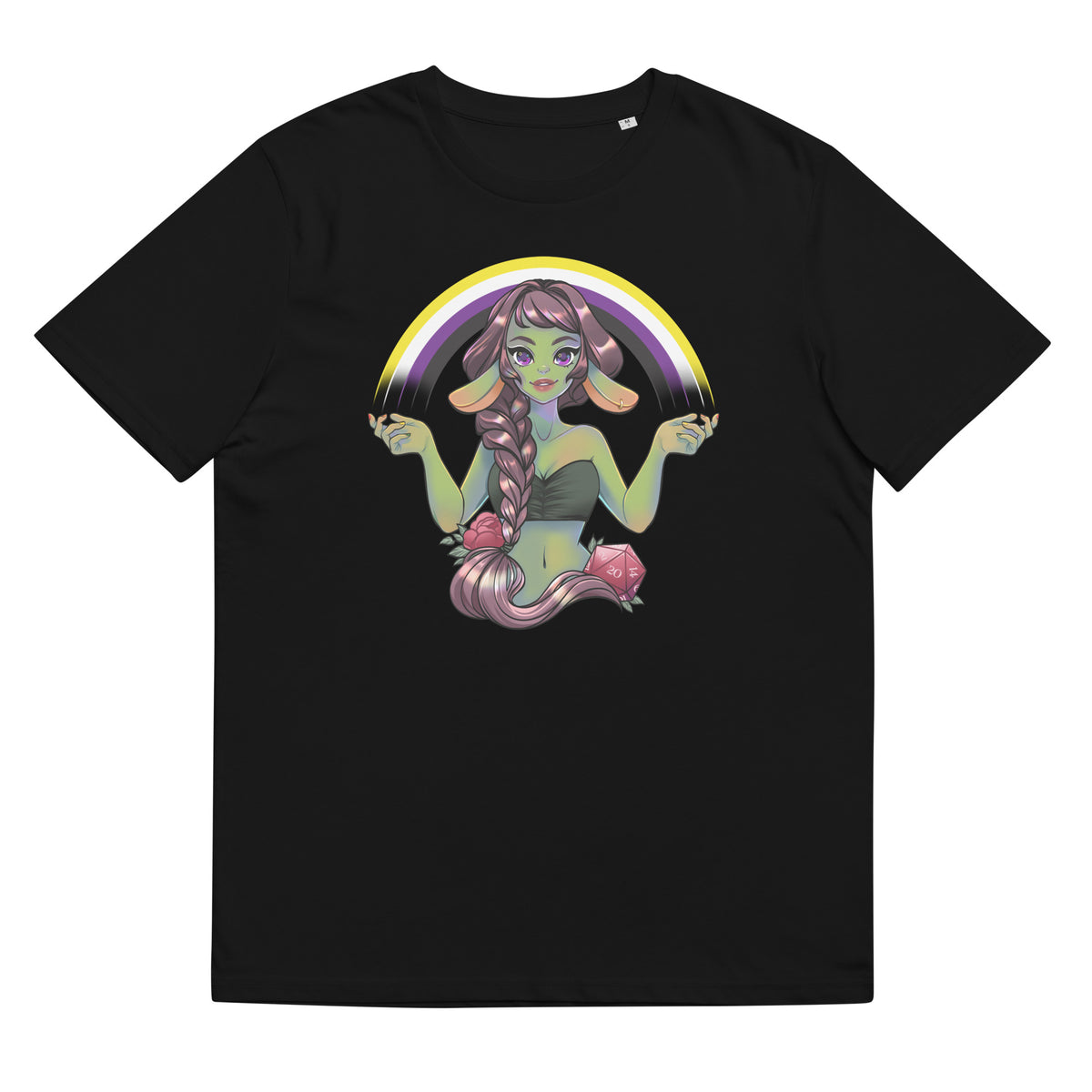 Pride Goblin - Non-Binary - Unisex-Bio-Baumwoll-T-Shirt