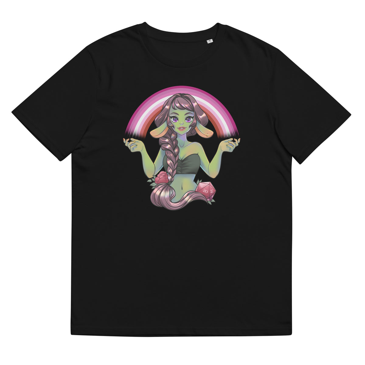 Pride Goblin - Lesbian - Unisex-Bio-Baumwoll-T-Shirt