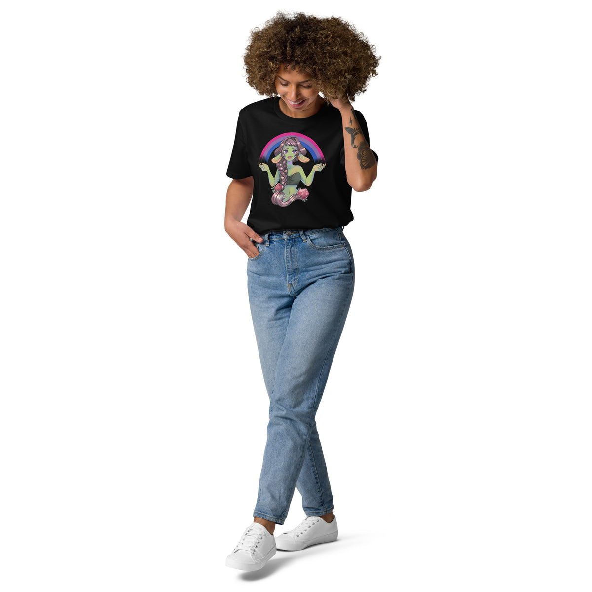 Pride Goblin - Bisexual - Unisex-Bio-Baumwoll-T-Shirt