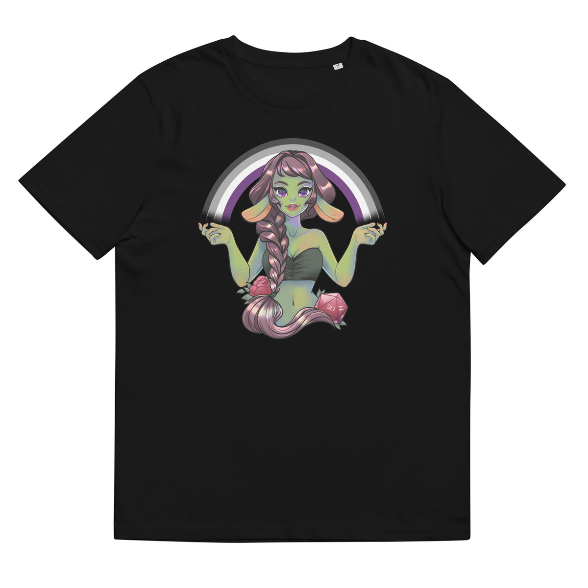 Pride Goblin - Asexual - Unisex-Bio-Baumwoll-T-Shirt