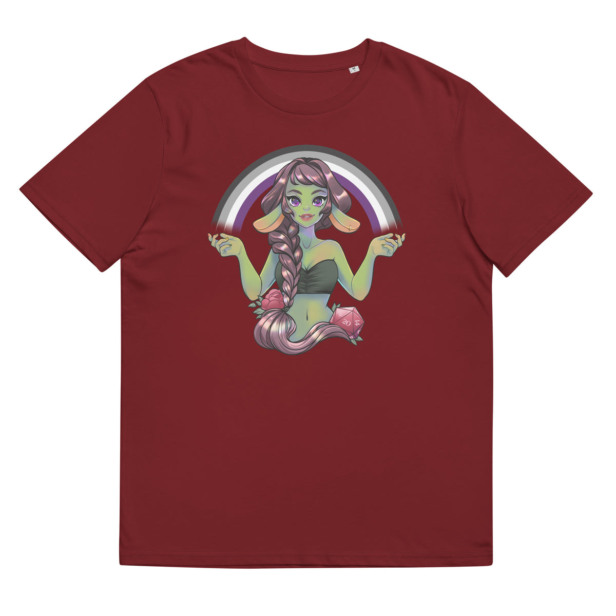 Pride Goblin - Asexual - Unisex-Bio-Baumwoll-T-Shirt