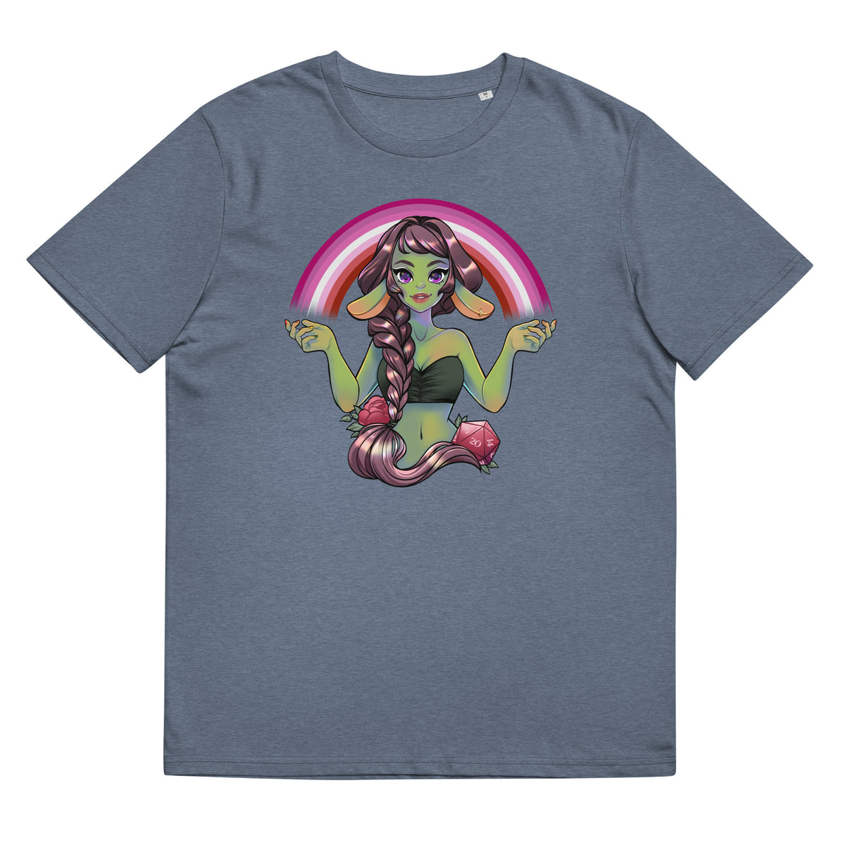Pride Goblin - Lesbian - Unisex-Bio-Baumwoll-T-Shirt