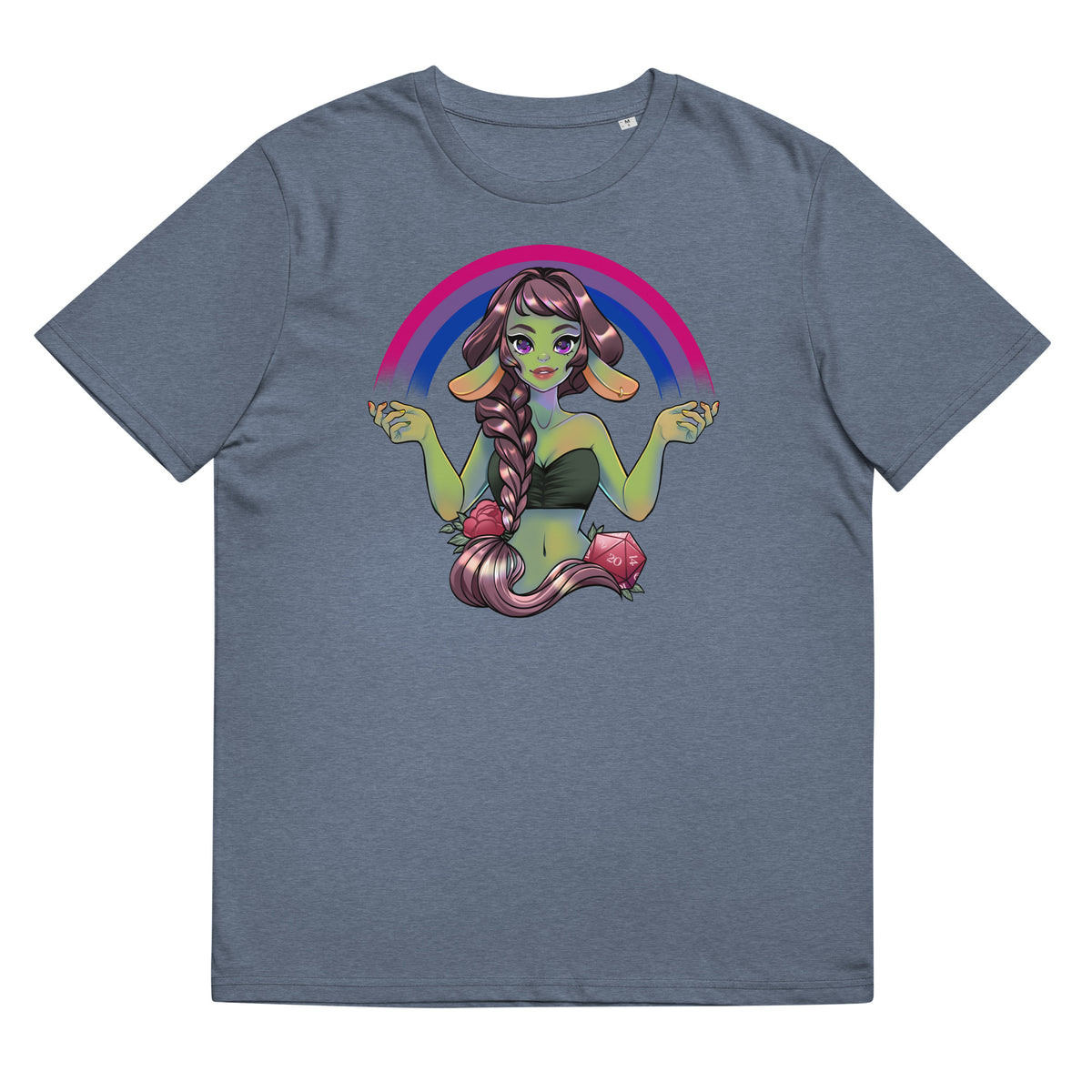 Pride Goblin - Bisexual - Unisex-Bio-Baumwoll-T-Shirt