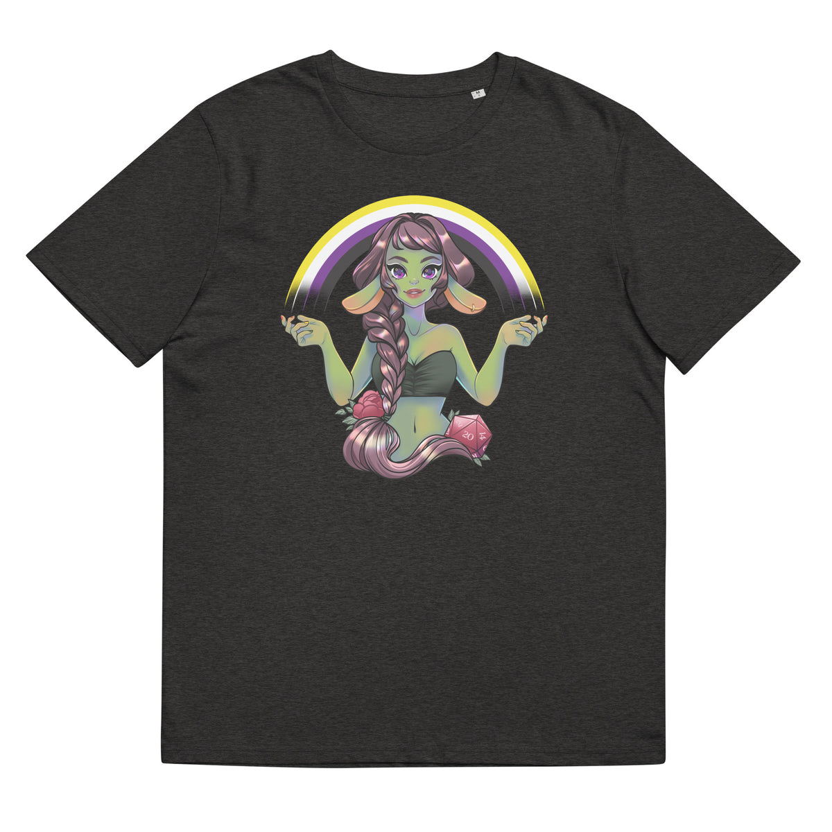Pride Goblin - Non-Binary - Unisex-Bio-Baumwoll-T-Shirt
