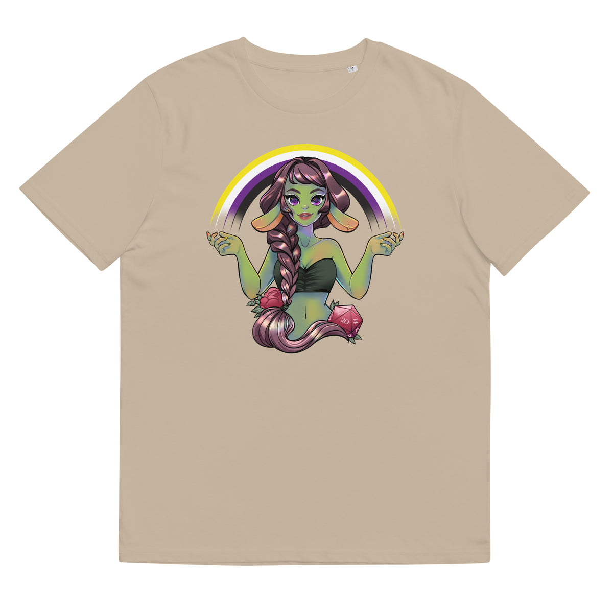 Pride Goblin - Non-Binary - Unisex-Bio-Baumwoll-T-Shirt