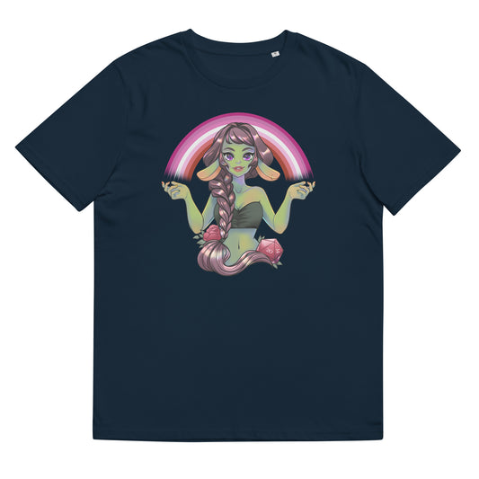 Pride Goblin - Lesbian - Unisex-Bio-Baumwoll-T-Shirt