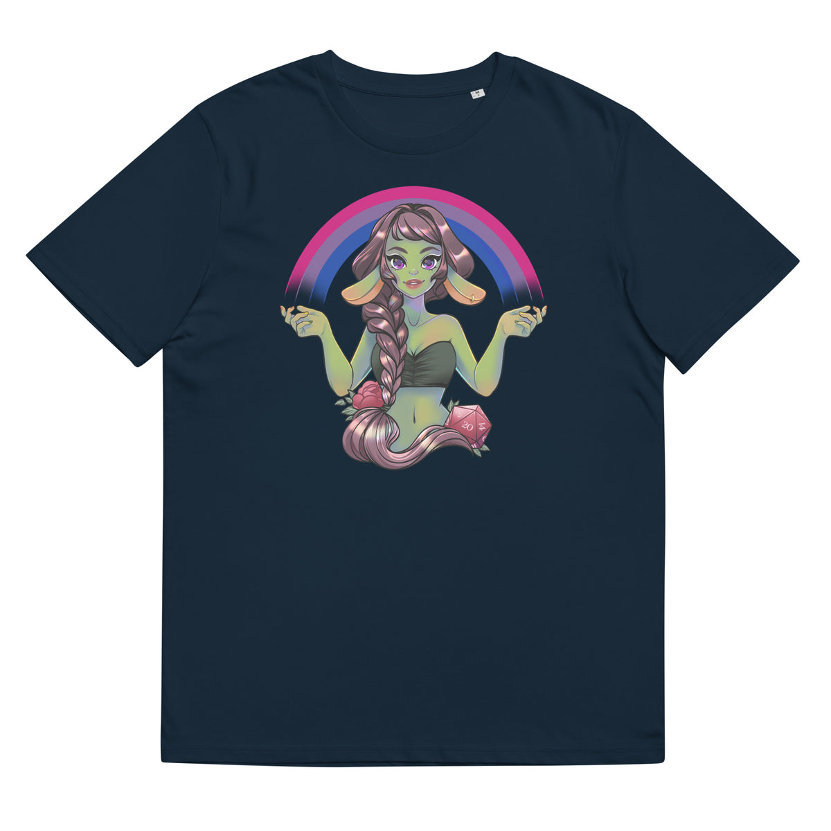 Pride Goblin - Bisexual - Unisex-Bio-Baumwoll-T-Shirt