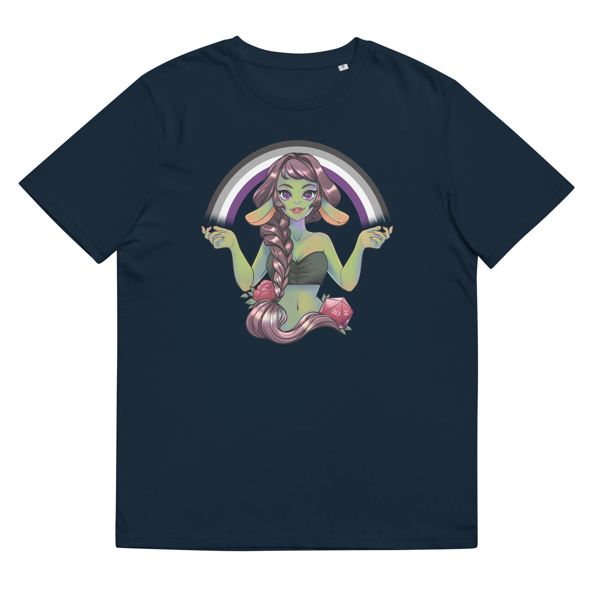 Pride Goblin - Asexual - Unisex-Bio-Baumwoll-T-Shirt