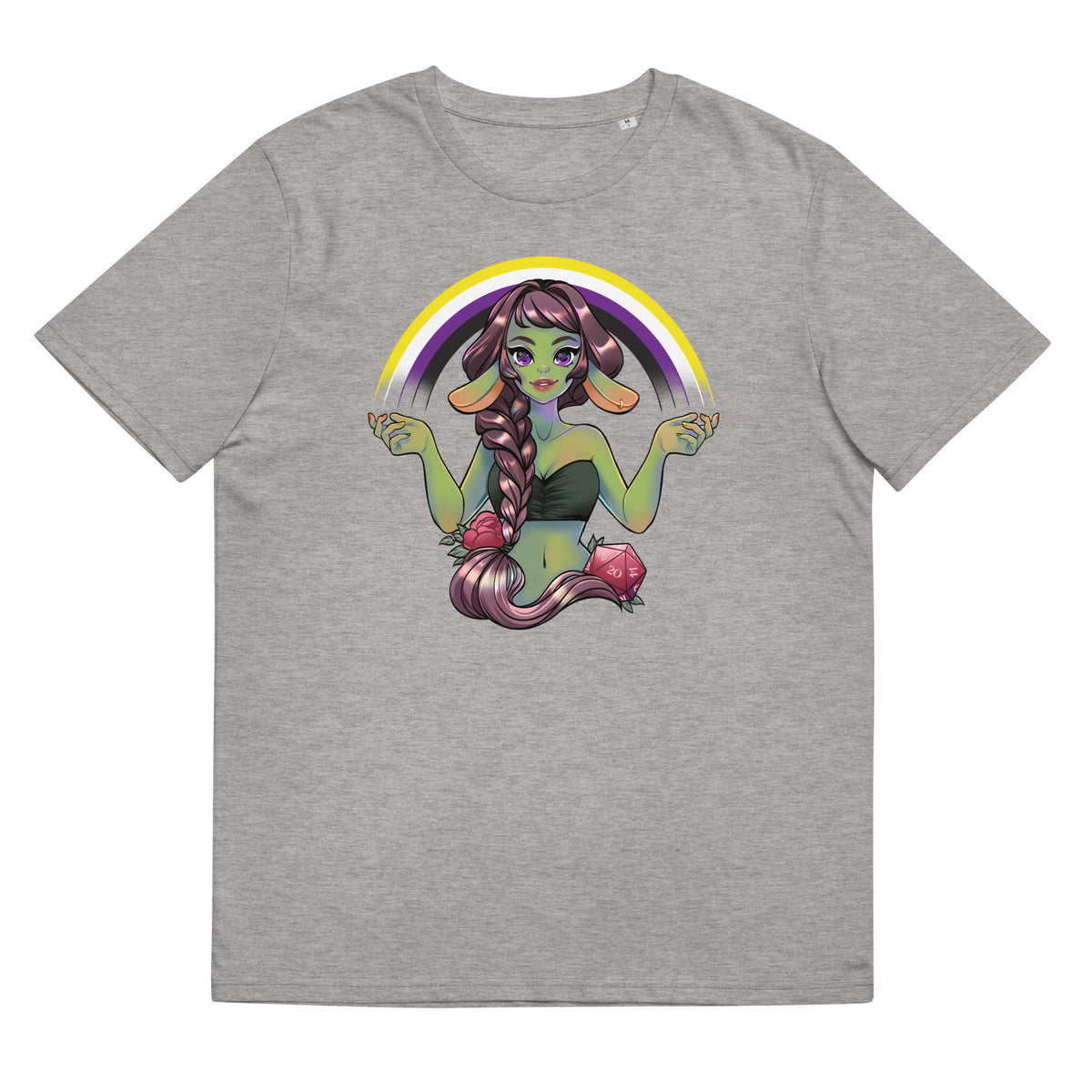 Pride Goblin - Non-Binary - Unisex-Bio-Baumwoll-T-Shirt