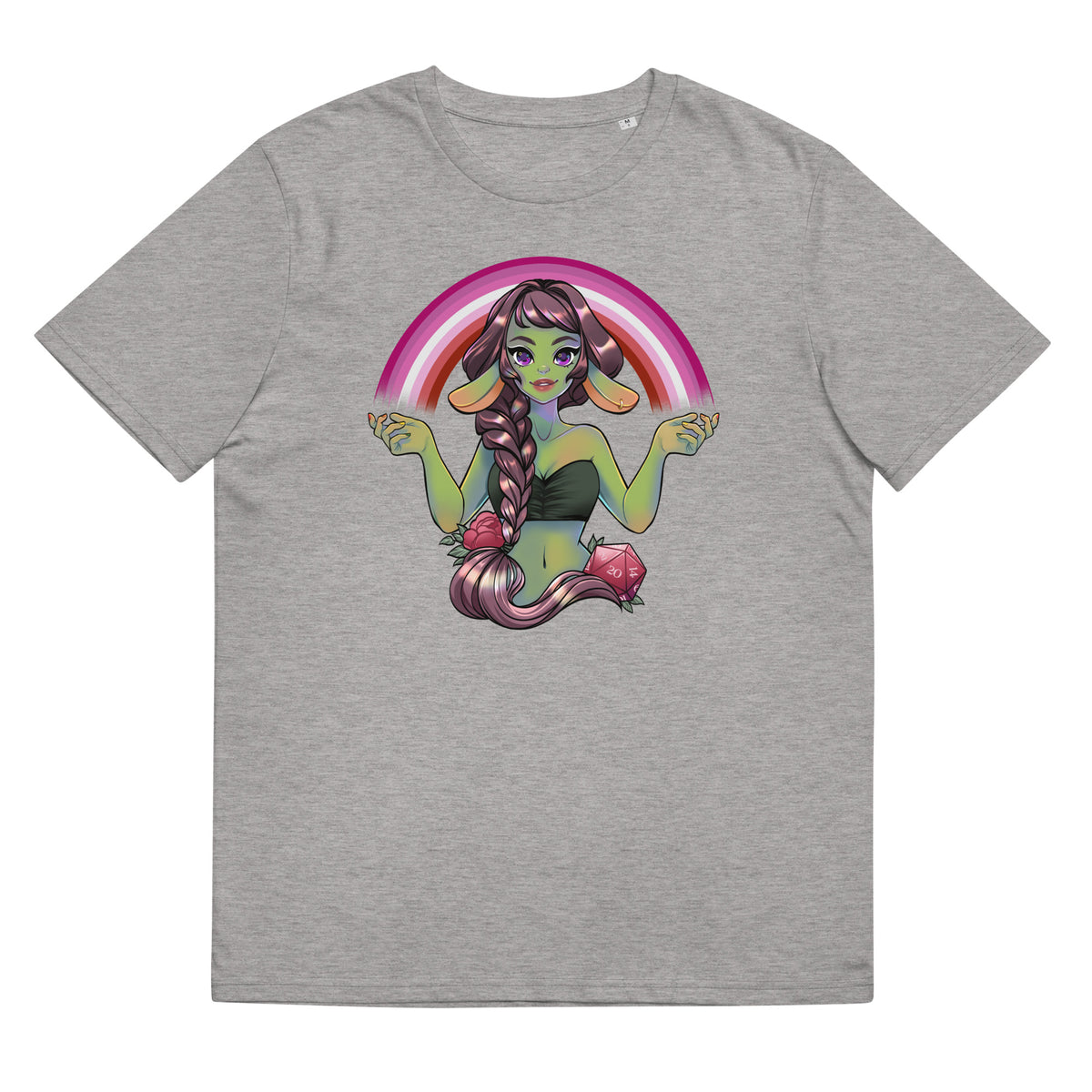 Pride Goblin - Lesbian - Unisex-Bio-Baumwoll-T-Shirt