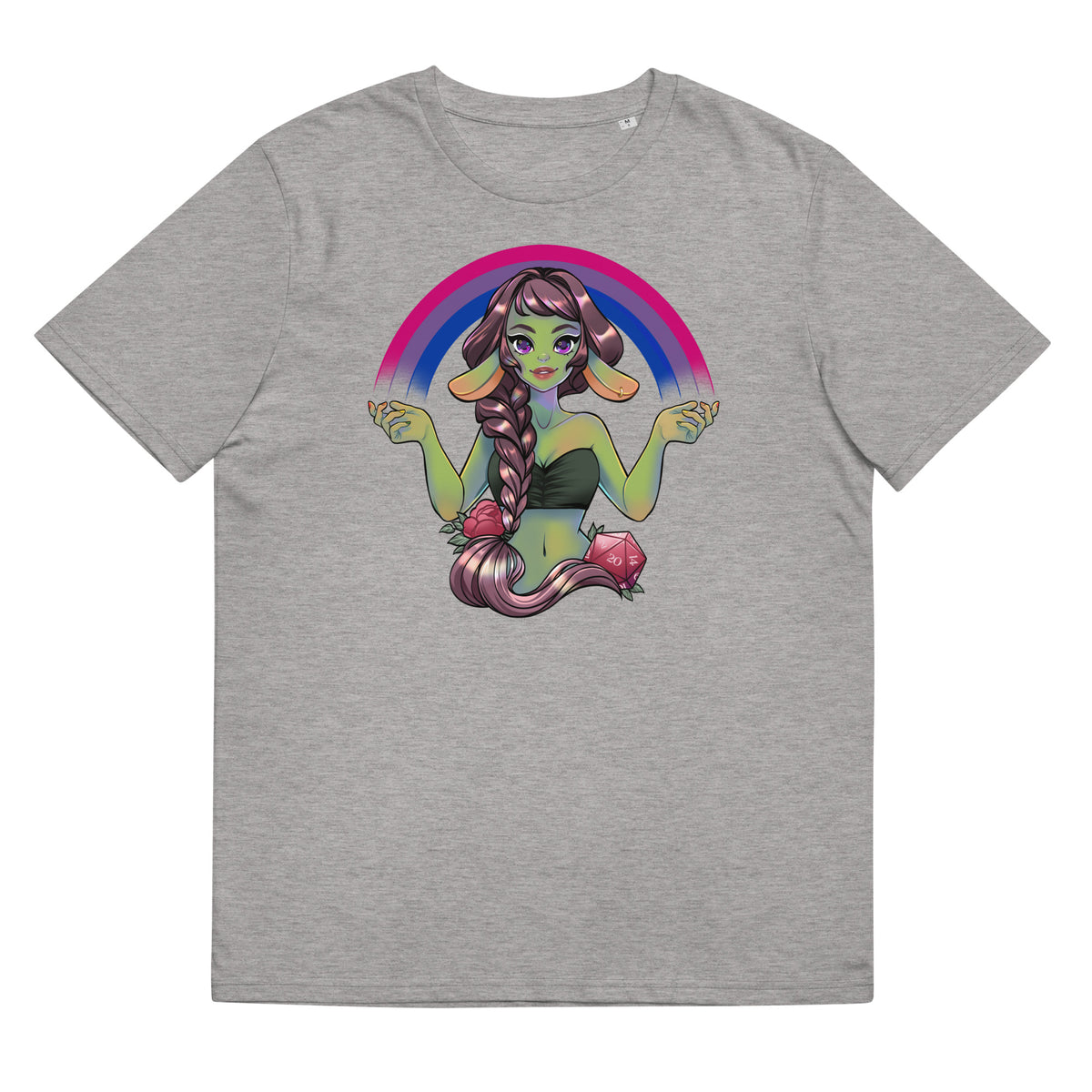 Pride Goblin - Bisexual - Unisex-Bio-Baumwoll-T-Shirt