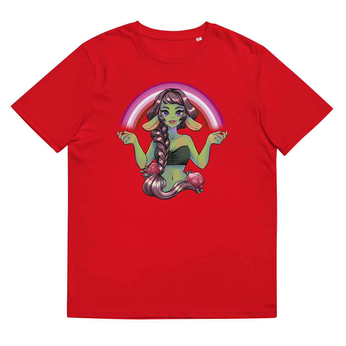 Pride Goblin - Lesbian - Unisex-Bio-Baumwoll-T-Shirt