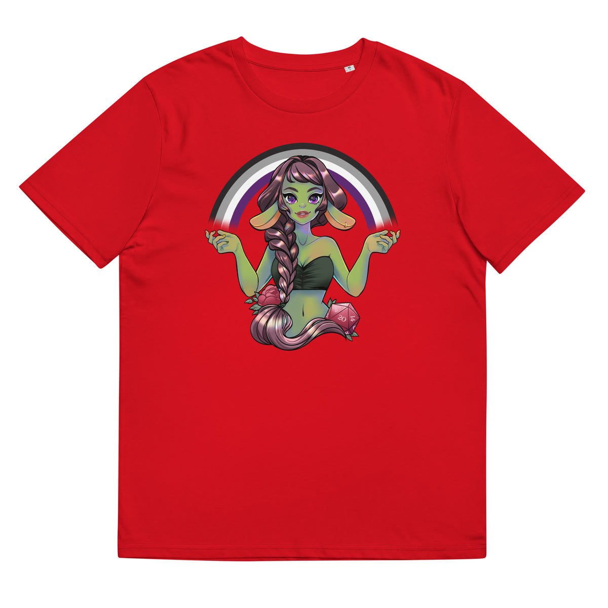 Pride Goblin - Asexual - Unisex-Bio-Baumwoll-T-Shirt