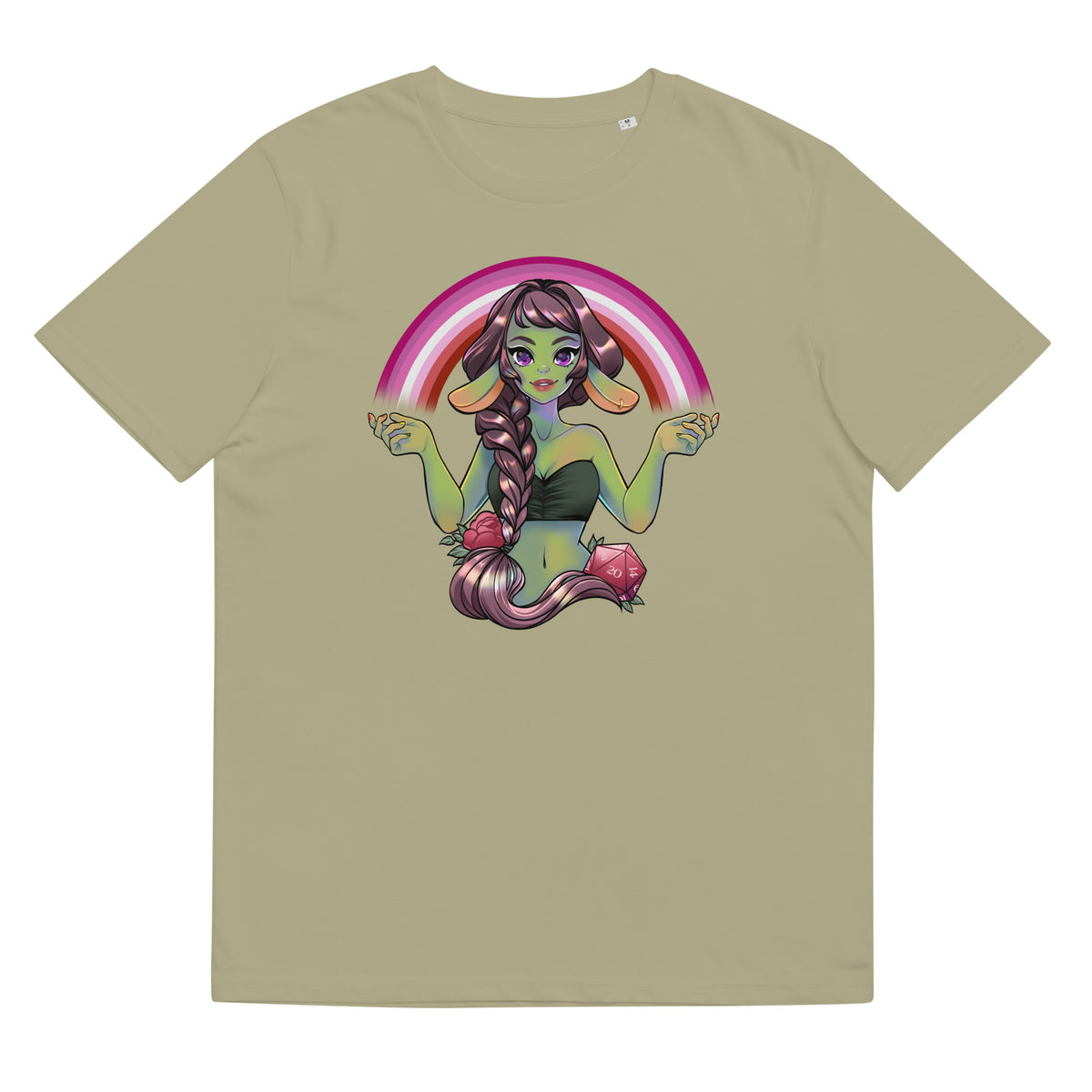 Pride Goblin - Lesbian - Unisex-Bio-Baumwoll-T-Shirt