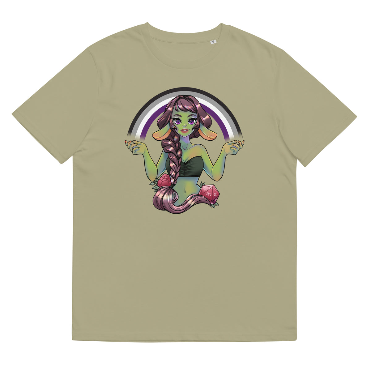 Pride Goblin - Asexual - Unisex-Bio-Baumwoll-T-Shirt