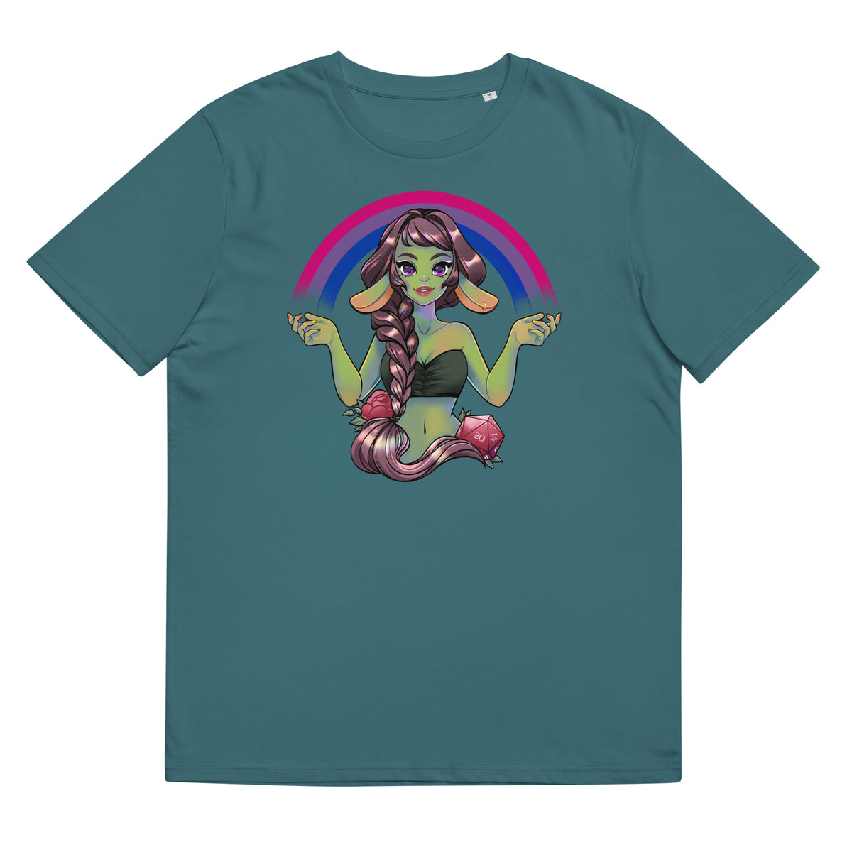 Pride Goblin - Bisexual - Unisex-Bio-Baumwoll-T-Shirt