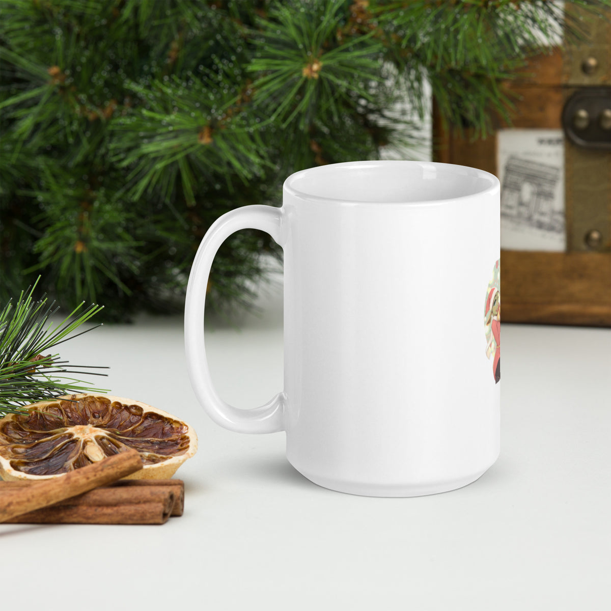 Geschenke-Goblin - Weiße, glänzende Tasse